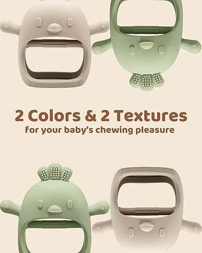 2 Packs Baby Teething Toy for 0-6 months