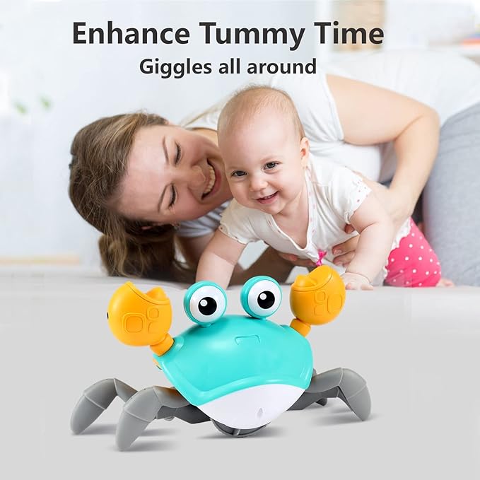 control future Crawling Crab Baby Toy - Infant Tummy Time Toys