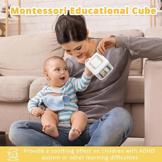 Busy Cube Toys for 1 Year Old Boy, Montessori Toys