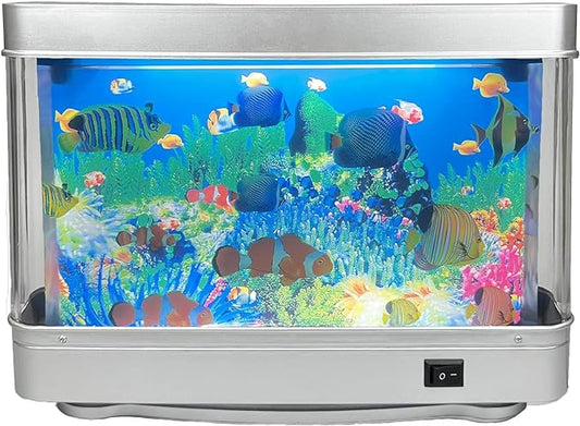 Fake Fish Tank Mini Aquarium,