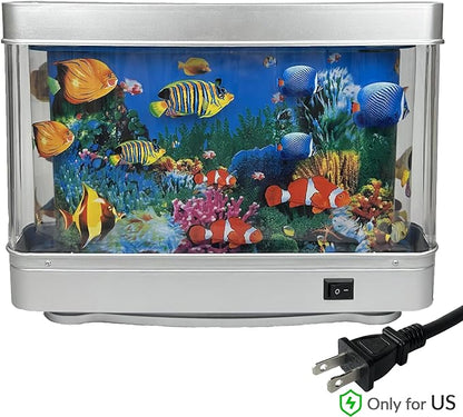 Fake Fish Tank Mini Aquarium,